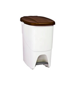 Cubo Recicla con Pedal 25L Marrón