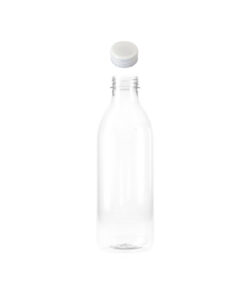 Botella RPET Transparente 1L Ø38mm con Tapón