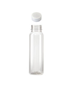 Botella RPET Transparente 0,25L Ø38mm con Tapón
