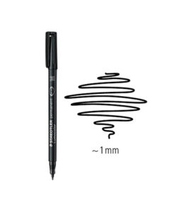 Rotulador Staedtler Lumo 1mm Negro