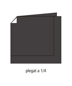 Tovallons 33x33Cm 2c Punta Punta Negre p50