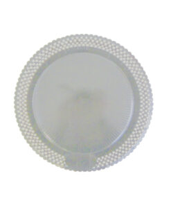Plato-Blonda Aries Carton Ø25/18Cm Blanco