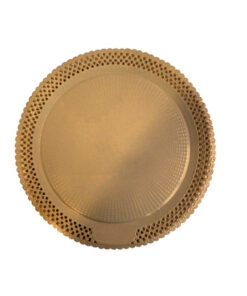 Plato-Blonda Aries Carton Ø32/25Cm Oro