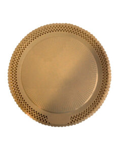 Plato-Blonda Aries Carton Ø35/27Cm Oro