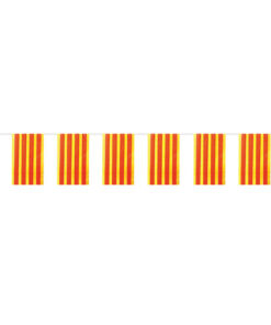 Bandera Catalana 20x30Cm 50m Plástico