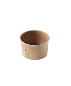 Tarrina Kraft PLA 120ml Ø72xH45mm