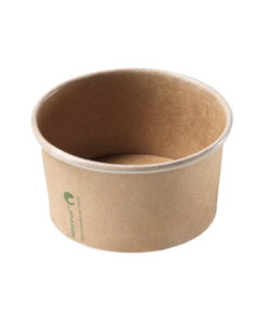 Tarrina Kraft PLA 240ml Ø96xH55mm
