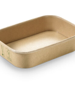 Bol Rect Kraft PLA 17,3x12x4 500ml