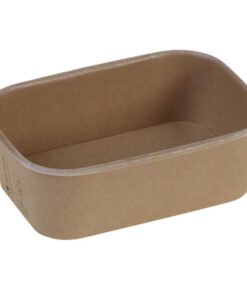 Bol Rect Kraft PLA 17,3x12x5,7 750ml
