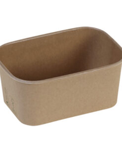 Bol Rect Kraft PLA 17,3x12x7,5 1000ml