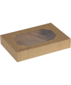 Caixa Kraft Tapa Finestra PLA 46x32x8Cm
