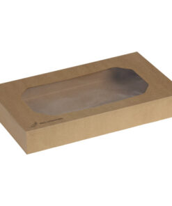 Caixa Kraft Tapa Finestra PLA 56x32x8Cm