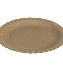 Plato Kraft Llano Papel Ø18Cm