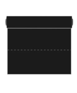 Mantel Nonwoven Rollo 1,2x50m Negro