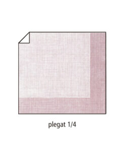 Servilleta 40x40 Elegance Hilo Burdeos p50
