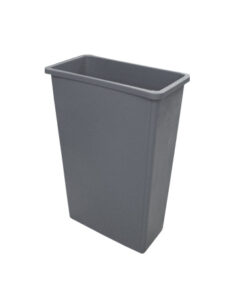 Papelera Slim Jim 87L Gris