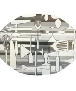 Tapa Cartón Oval Plastificada S2600