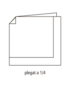 Tovallons 33x33Cm 2c Punta Punta Blanc p50