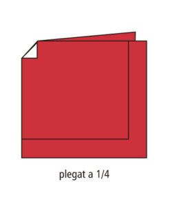 Tovallons 33x33Cm 2c Punta Punta Vermell p50