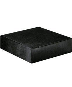 Caixa 4 Ampolles 34x37x9Cm Pelle Nero