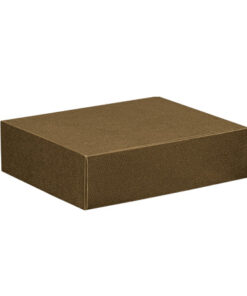Caixa 3 Ampolles 34x28x9Cm Pelle Marrone
