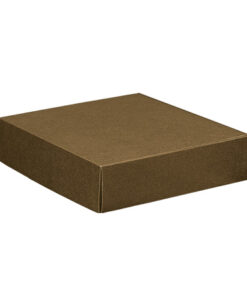 Caixa 4 Ampolles 34x37x9Cm Pelle Marrone