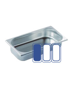 Cubeta Inox GN 1/3 0,8L 325x176x20