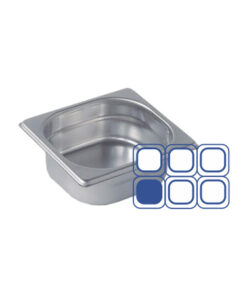 Cubeta Inox GN 1/6 1,0L 176x162x65