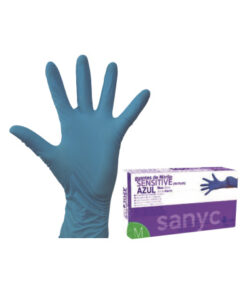 Guant Nitril Sensitive Blau XL p100