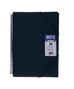 Carpeta Maxiplas A4 30 Fundas Negra