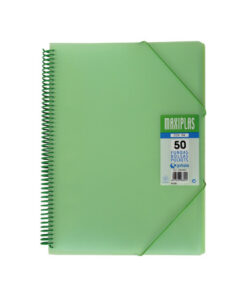 Carpeta Maxiplas A4 50 Fundas Verde