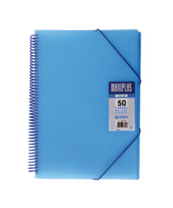 Carpeta Maxiplas A4 50 Fundas Azul