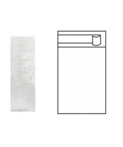 Bolsa Transparente 60+40x220mm PP p100