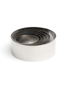 Molde Emplatado Redondo Ø8Cm Inox