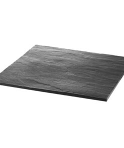Plat Textura Negre 27x27x6Cm