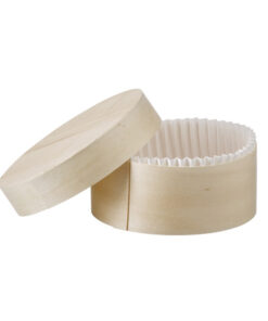 Caixa Fusta amb Tapa + Paper Forn 45cl