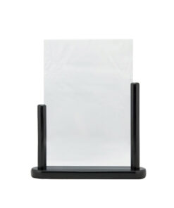Porta Menú Poster 32x27x7Cm Negro