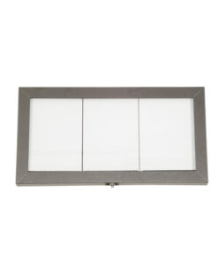 Portamenú Acero con LED 37x72x8Cm