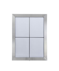 Portamenú Acero Satin Led 67x50x5Cm