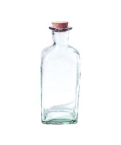 Flascó Quadrat 1L Vidre Rústic
