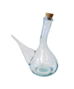 Porron con Tapón 1l Vidrio Rustico