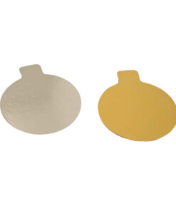 Formato Cartón Ø8Cm Oro/Plata