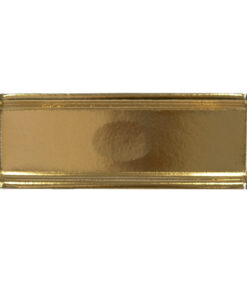Bandeja Cartón Tronco 11x37Cm Oro