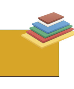 Taula PE 40x30x2Cm Professional Groc