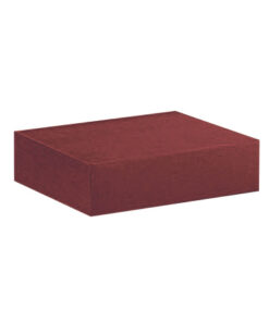 Caixa 3 Ampolles 34x28x9Cm Seta Bordeus